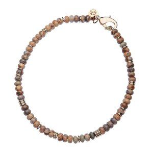 Jane Win Gumdrop Beaded Necklace in Jasper